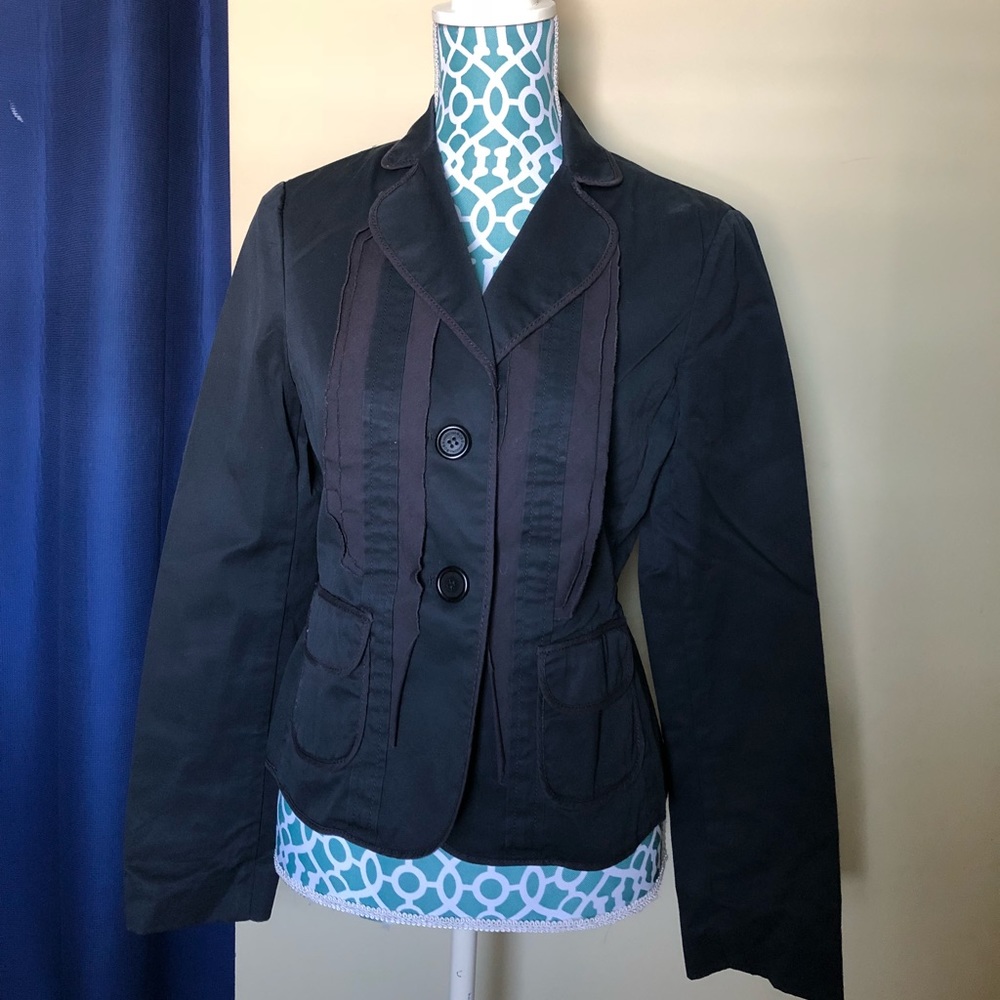 BCBGMaxAzria blazer with ribboned detail
